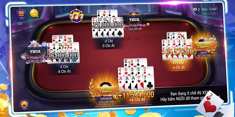 Chiến thuật chơi game bài mậu binh cho anh em cược thủ